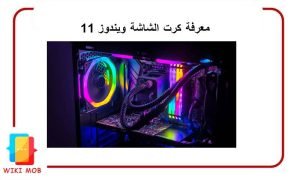 معرفة كرت الشاشة ويندوز 11