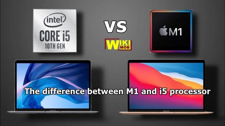 الفرق بين معالج M1 و i5