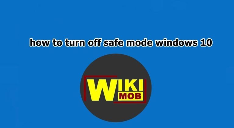 exit Safe Mode Windows 10