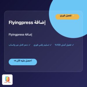 إضافة Flyingpress إضافة Flyingpress